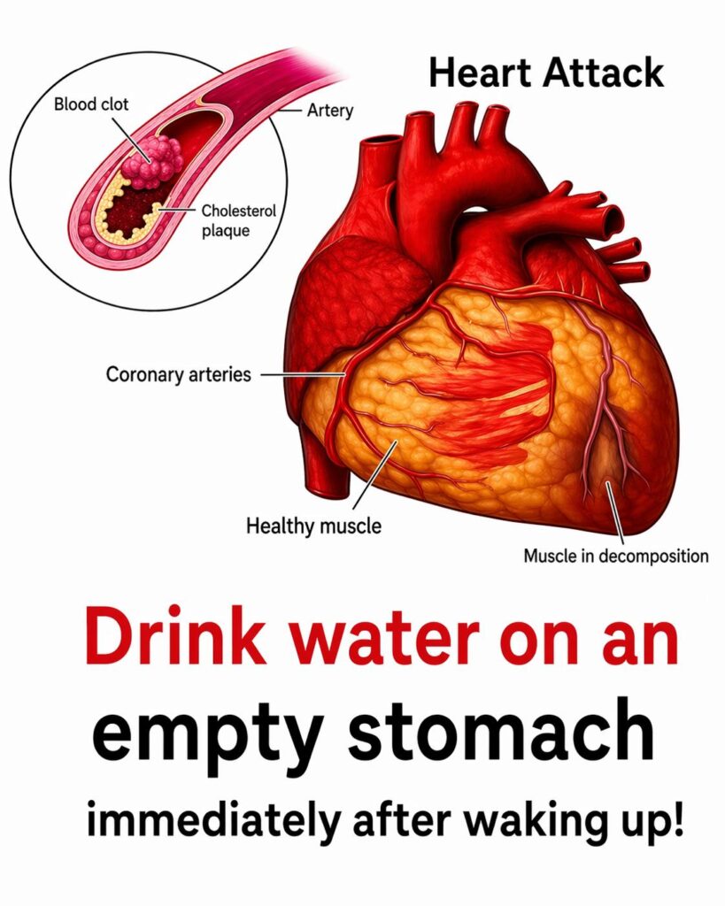 For this reason, it is beneficial to drink water on an empty stomach.