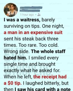 The Rudest Customer I Ever Served Left No Tip… But a Secret That Changed My Future