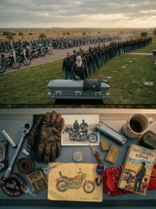 A Biker Died With No Family and We Buried Him Anyway — What 200 Brothers Put on His Casket Wrecked Every Man in That Cemetery