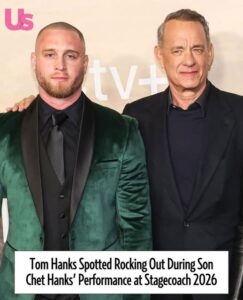 Tom Hanks Spotted Rocking Out During Son Chet Hanks’ Performance at Stagecoach 2026