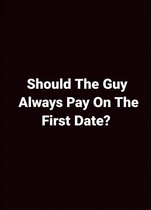 How Many Women Think Men Should Pay On Dates