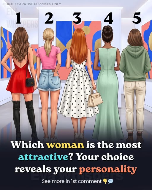 Which Woman Is the Most Attractive? What Your Choice Might Reveal About You
