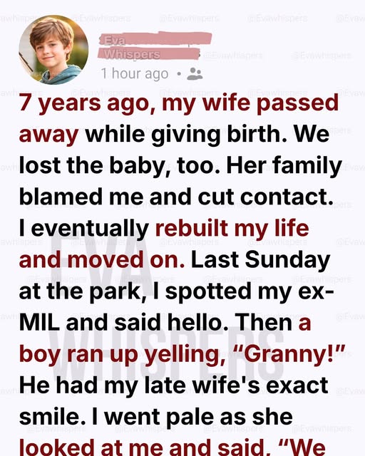 7 Years After Losing My Wife and Son… I Froze When I Saw a Little Boy Call My Ex-MIL ‘Granny’—What She Said Next Left Me Shaking