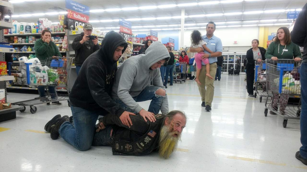 A Gray-Bearded Biker Intervened When He Saw A Barefoot 5-Year-Old Being Dragged At Walmart.Seconds Later, 3 Strangers Tackled Him To The Floor Thinking They Were Protecting A “Dad.” The Truth Was Much More Terrifying.