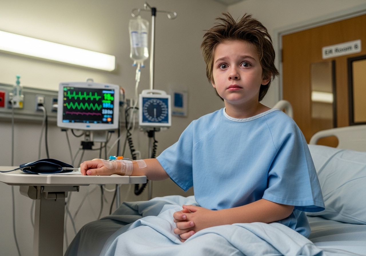 The Fall That Brought Him to ER Room 6 Didn’t Explain the Injuries — When We Checked His Side, This 7-Year-Old Boy Began Shaking and Screaming… The 10-Month Secret He Was Hiding