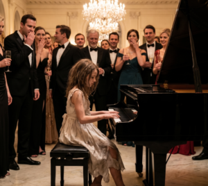 A Hungry Girl Asked to Play Piano for Food—But One Song Exposed a Secret That Froze the Entire Ballroom