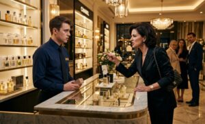 An Entitled “Karen” Smashed a $300 Fragrance and Slapped a Teen Worker Over a Refund—She Fucked Around and Found Out When His 6’5” Biker Brother Kicked the Doors Off Their Hinges to Collect the Debt.