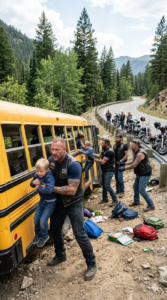 “You Came Back…” — A Little Boy Whispered After Being Saved… But the Biker Who Pulled 23 Children From a Mountain Bus Returned One Last Time for the Driver — Until the Reason Left Everyone Silent