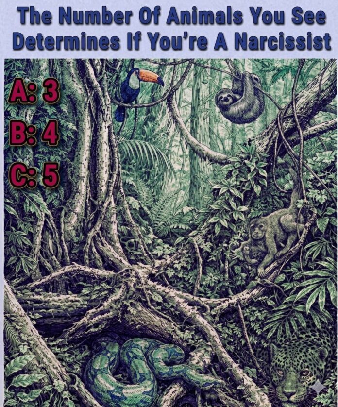 This Jungle Puzzle Claims the Animals You See Reveal Your Traits