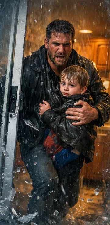 The storm was loud enough to swallow the sound of my engine—but not loud enough to drown out the feeling crawling up my spine. Something was wrong. I knew it before I even killed the ignition.