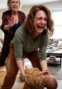 My newborn daughter would not stop crying at midnight when my mother-in-law suddenly slapped me, and my baby slipped from my arms, hit the floor, and went silent. Then she said, “Shut her up, or get out of the house.” At the hospital, the doctor’s words shattered me, and I called the police right away.