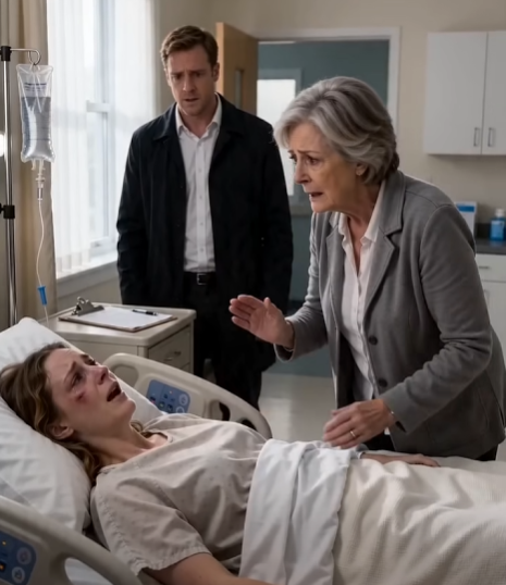 I was still bleeding when my mother-in-law slapped me. The sound didn’t feel real at first. It echoed in the hospital room like something staged, like a scene I wasn’t fully inside of yet.