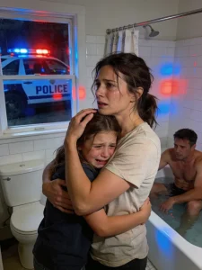 My 5-year-old daughter used to bathe with my husband, and they would stay in the bathroom for over an hour each time. One day, I asked her what they were doing in there. She lowered her head, her eyes filling with tears, but didn’t say a word. The next day, I quietly checked the bathroom myself… and what I saw made me run straight to the police.