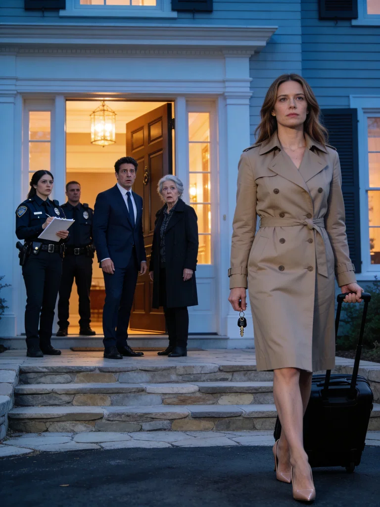 I returned from my trip and my key wouldn’t fit in the lock. I called Andrew, my husband, trembling with rage: “What’s going on?” He answered mercilessly: “The house is gone for you. I filed for divorce. It’s all for your own good.” I smiled, hung up without another word, and texted my lawyer: “They took the bait. File absolutely everything now.” He thought he had destroyed me, but he didn’t know my final move was just beginning.