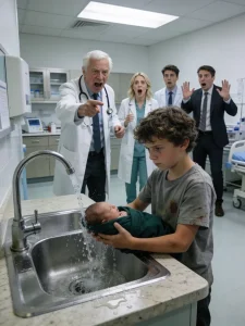 Doctors had just pronounced a billionaire’s baby De@d. Then a homeless boy suddenly rushed in, did something no one expected… and within seconds, the entire room erupted into screams.