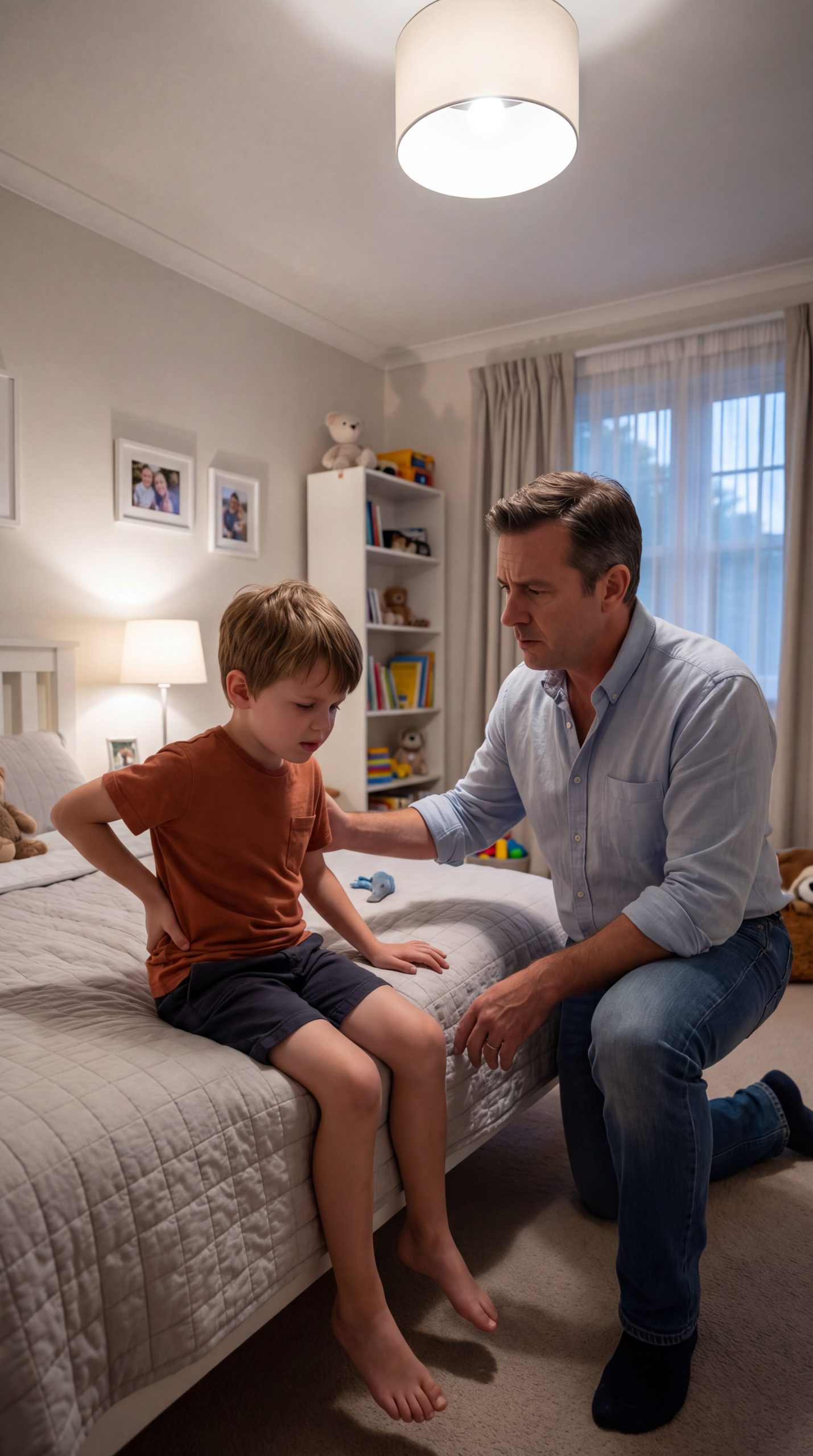 A Caring Father Thought His Son Was Just “Tired” After Every Sunday Pickup — But When the Boy Couldn’t Sit at the Dinner Table, a Hidden Truth Finally Came to Light