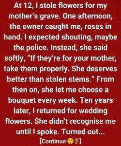 The Day I Took Flowers I Couldn’t Afford… and Received a Kindness I Never Outgrew