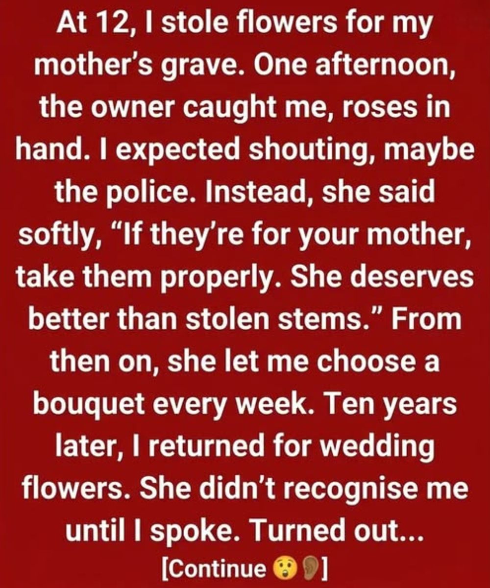 The Day I Took Flowers I Couldn’t Afford… and Received a Kindness I Never Outgrew