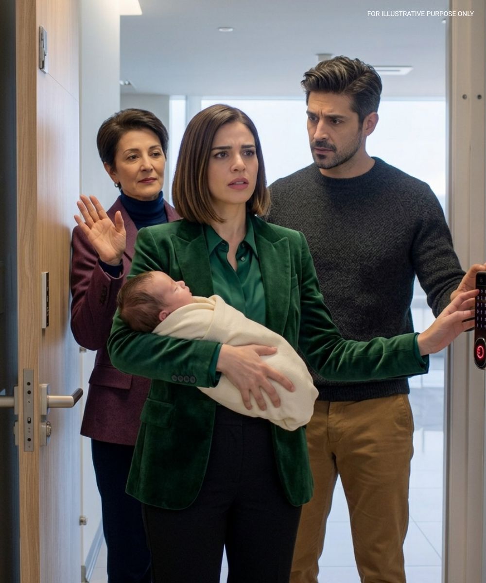 When I got home after giving birth, my mother-in-law changed the locks. My husband said, “Mom needs some peace and quiet, go live with your mother,” so without a second thought, I kicked them all out!