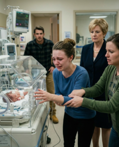 My mother’s words shattered me as she ripped my premature daughter’s oxygen monitor from the wall. I lunged forward, but my sister’s fingers locked around my wrist like a trap. “Don’t,” she hissed. My baby’s tiny chest struggled for air while the room spun into horror. And in that frozen second, I realized the people I feared most were my own family…
