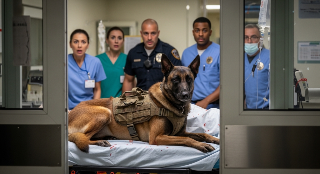 They Gave the Order to Execute a Grieving Military Dog in My ER. What I Did Next Cost Me My Job, but I Refused to Let Them Kill a Hero. The Heartbreaking Truth Behind the 20-Second Standoff You Won’t Believe.