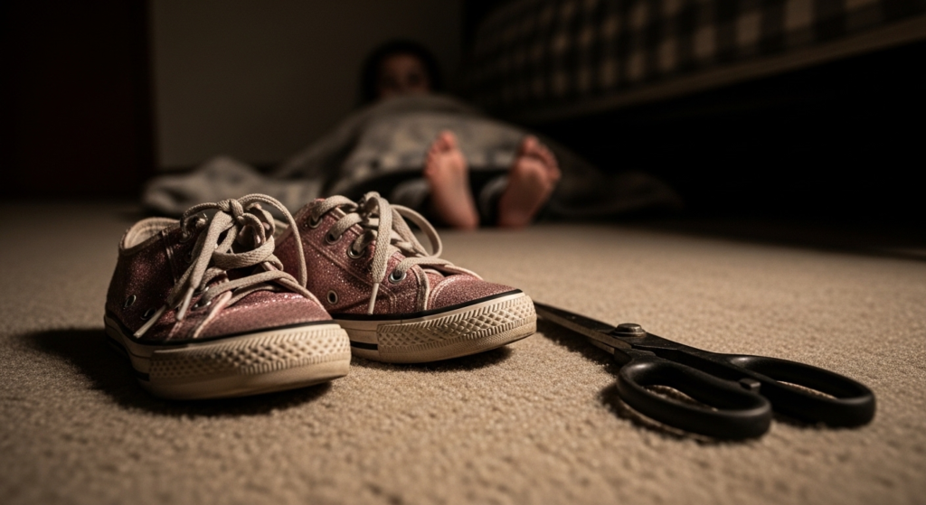 I Cut Off My Daughter’s Foul-Smelling Sneakers While She Slept. What I Found Underneath Might Put Her Grandma In Prison.