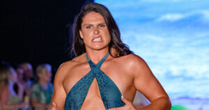 Olympic star mocked for walking runway during period