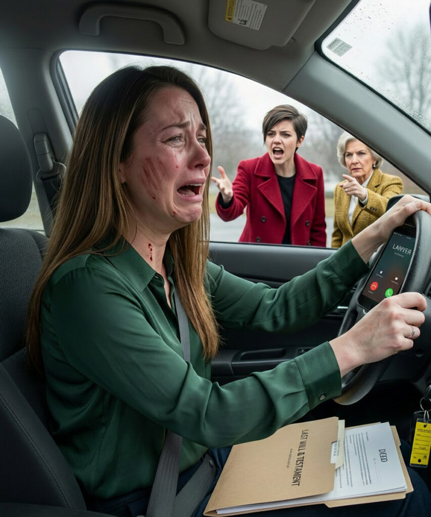 My sister’s handprint burned red on my face as I sat alone in my car, bl:ood staining my collar. Thirty-two years of being nothing to them crystallized into blinding rage.