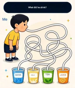 What did he drink?