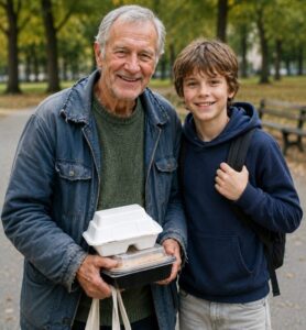 My 13-Year-Old Son Brought Food to a Lonely Old Man Every Day—Then Officers Knocked on Our Door and Revealed the Sh0cking Truth