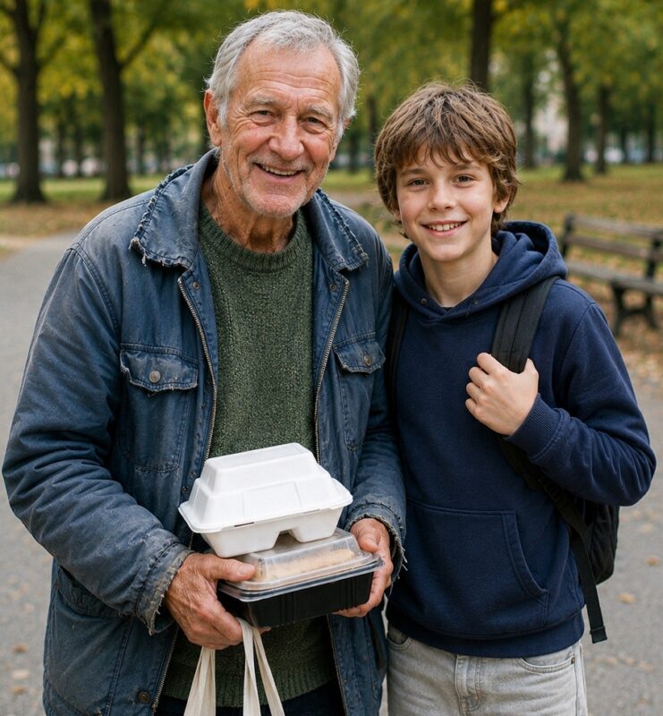 My 13-Year-Old Son Brought Food to a Lonely Old Man Every Day—Then Officers Knocked on Our Door and Revealed the Sh0cking Truth