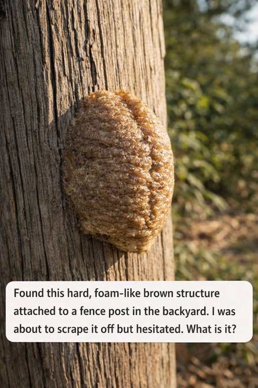 Strange Foam-Like Object on Your Fence? Here’s What It Might Be