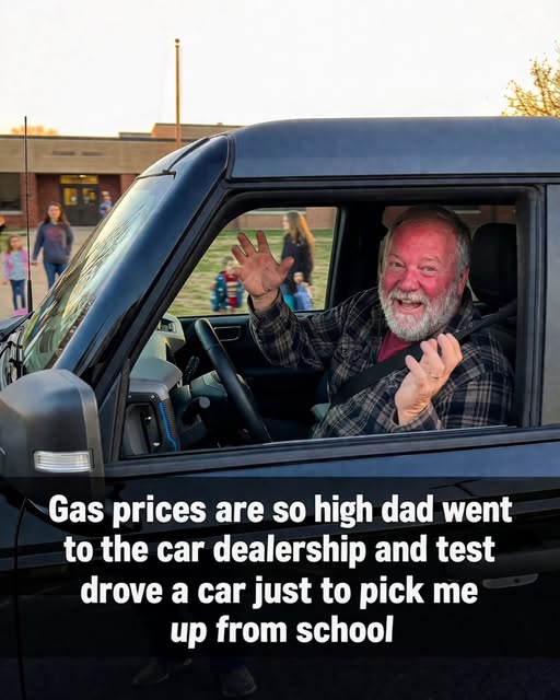 Gas Prices Hit New High: Dad Goes to Extremes for School Pickup
