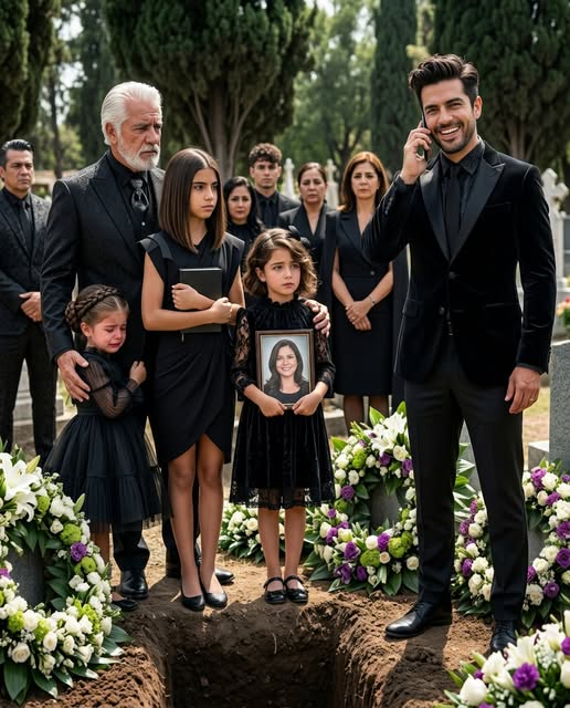 At my daughter’s funeral, my son-in-law announced he was sending my three granddaughters away so he could “start over,” never knowing the girls had hidden the notebook, recordings, and secrets that would destr0y him on his wedding day.