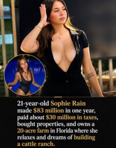 From Viral Content to Cattle Ranching: How Sophie Rain Managed an $83 Million Windfall