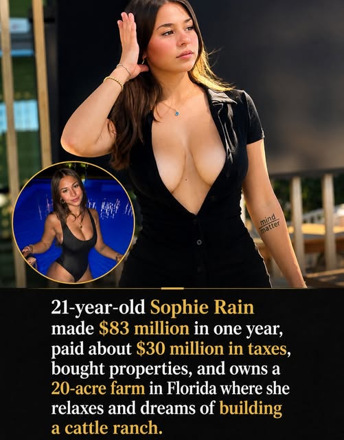 From Viral Content to Cattle Ranching: How Sophie Rain Managed an $83 Million Windfall