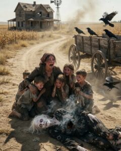 Widow with 7 Children Helps a Wounded Witch on the Road — Until the Impossible Happens-olweny