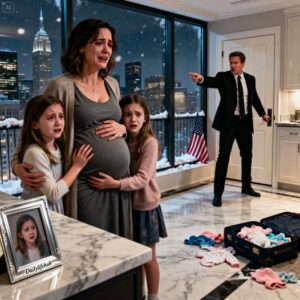 She Gave Me Three Daughters, Not the Son I Wanted—So I Threw Her Out Into a Snowstorm at Nine Months Pregnant, But the Moment Her Father Walked Into My Office Holding That Old Leather Briefcase, I Realized I Had Just Destroyed the Only Family Who Ever Truly Loved Me
