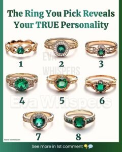 The Ring You Pick Reveals Your TRUE Personality