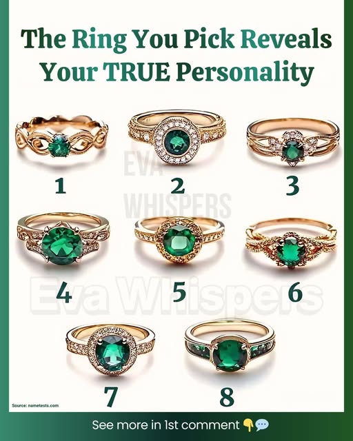 The Ring You Pick Reveals Your TRUE Personality