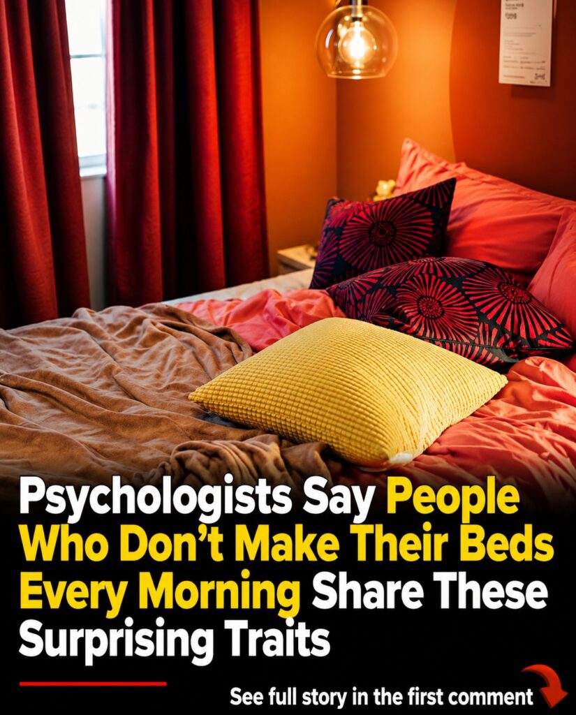 People Who Skip Making Their Bed Every Day Have These Traits, According to Psychology