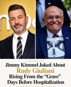 Jimmy Kimmel Joked About Rudy Giuliani Rising From the ‘Grave’ Days Before Hospitalization