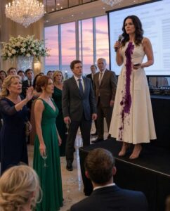 At my brother’s engagement, his fiancée poured vintage Cabernet down my thrift-store dress and laughed. His future mother-in-law dragged me to the vendor table like I was the help. My own brother watched… and turned his back… By 6:05, I had legally terminated their event. And that I was done being their silent ATM.
