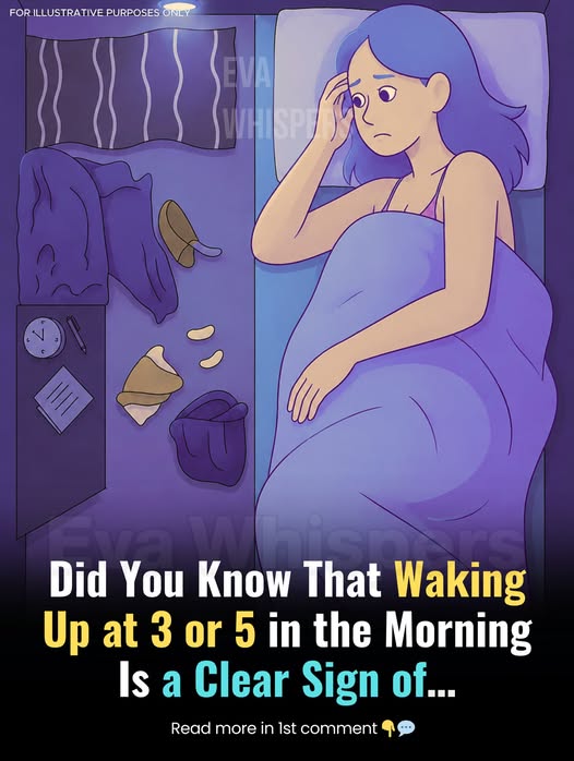 Did You Know That Waking Up at 3 or 5 in the Morning Is a Clear Sign of…?