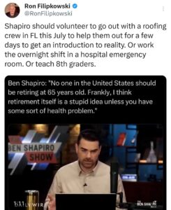 The Spark: Shapiro on Retirement