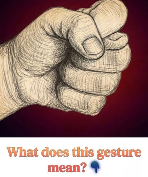 What Message Do People Want to Send When They Use This Gesture?