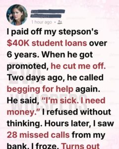 After Years of Silence, My Stepson Called Begging for Help—Hours Later, My Bank Froze My Account