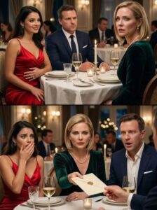 Vanessa touched her stomach and whispered, “Your husband chose me because I can give him what you never could.”
