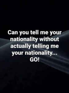 People Are Describing Their Country Without Using The Name