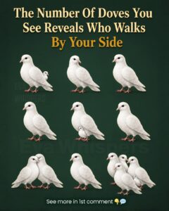 The Number of Doves You See First Reveals Who Walks Beside You